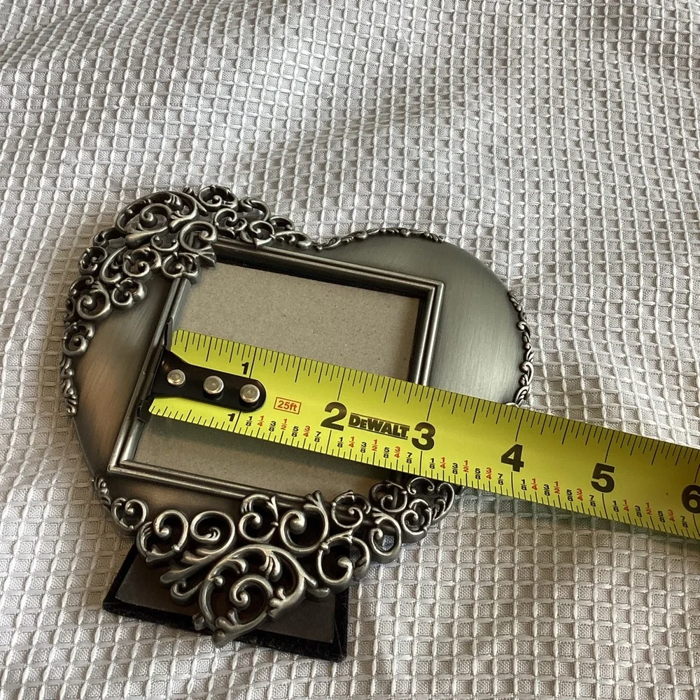 FREE Set of Silver Frames Heart Rectangle